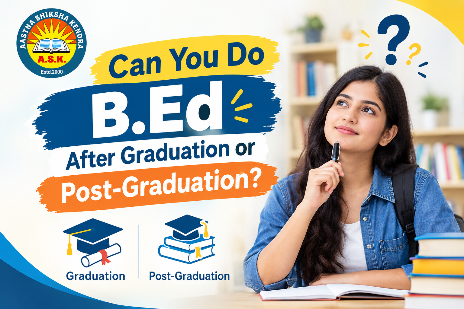 Can You Do B.Ed After Graduation or Post-Graduation